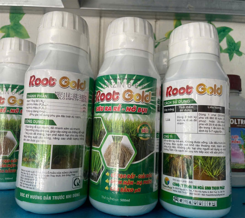 Phân bón lá ROOTGOLD Siêu ra rễ nở bụi