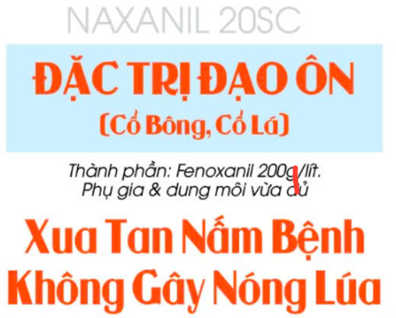 NAXANIL 20SC - Đặt Trị  bệnh Đạo Ôn0