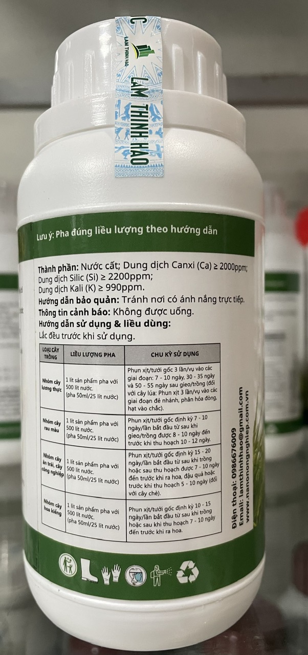 Nano ANKASIL: Siêu Cứng Thân,Vô Gạo Nhanh, Sáng Hạt, Tăng Đề Kháng0