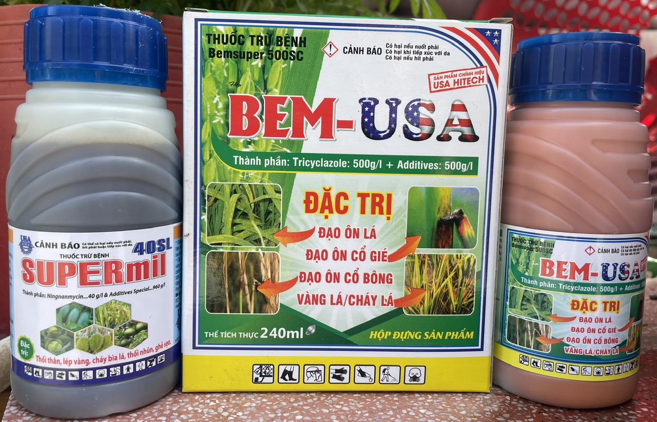 Thuốc trừ bệnh cặp đôi Đạo ôn và Vi khuẩn USA3