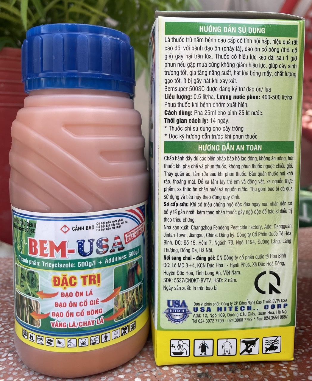 Thuốc trừ bệnh cặp đôi Đạo ôn và Vi khuẩn USA4