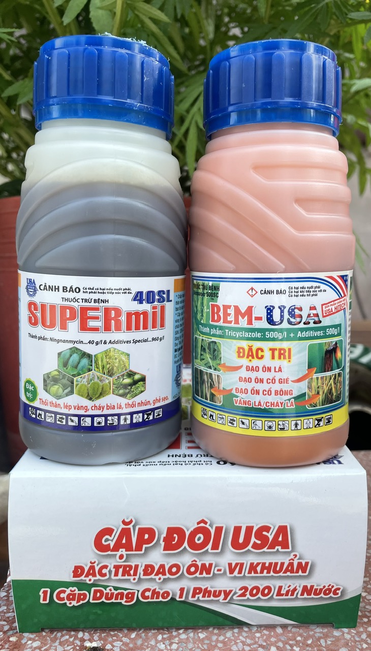 Thuốc trừ bệnh cặp đôi Đạo ôn và Vi khuẩn USA2