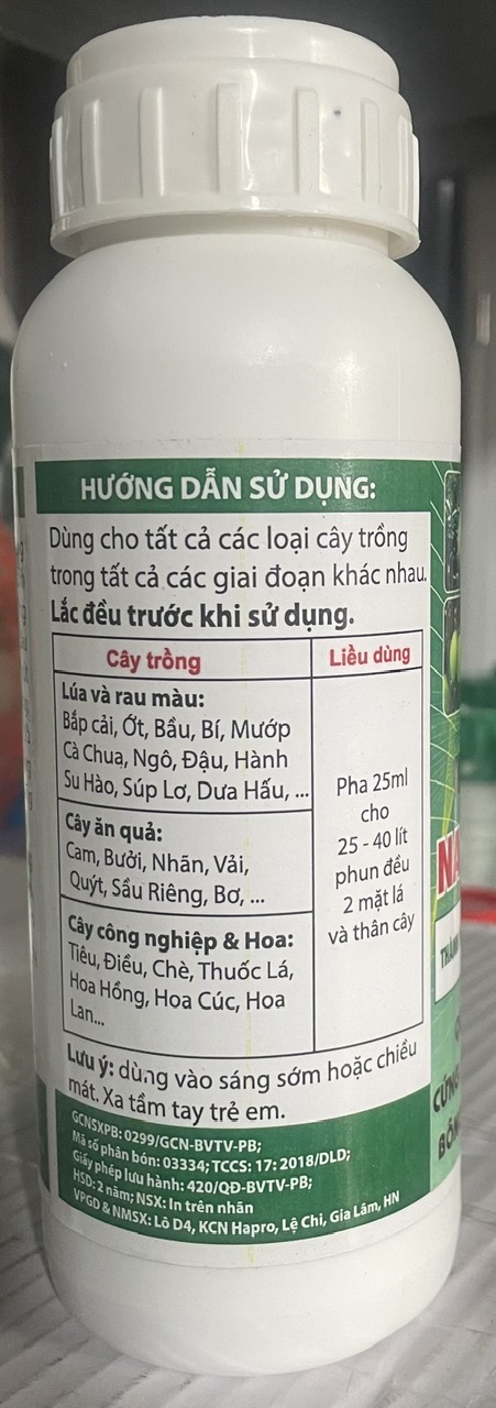 Phân bón lá vi lượng cao cấp NANO SILICAMAX2