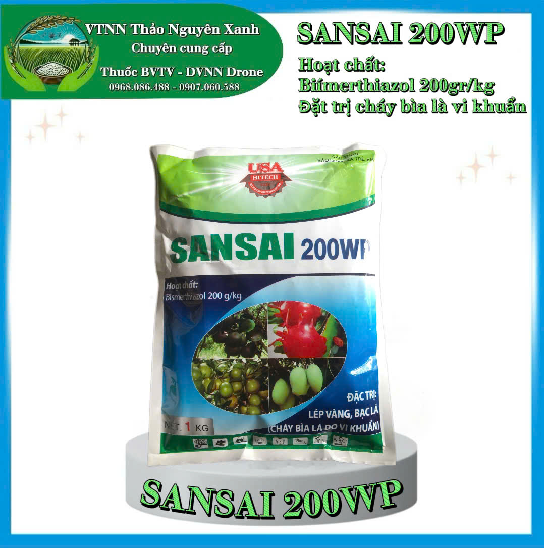 SANSAI 200WP Thuốc Đặt Trị Vi Khuẩn