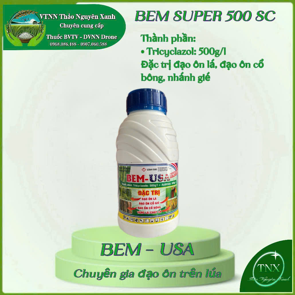 BEM-USA (Bemsuper 500EC) - Đặt Trị Đạo Ôn hại lúa3