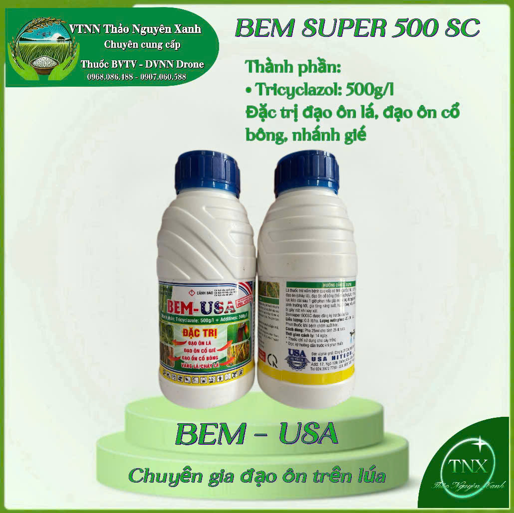 BEM-USA (Bemsuper 500EC) - Đặt Trị Đạo Ôn hại lúa