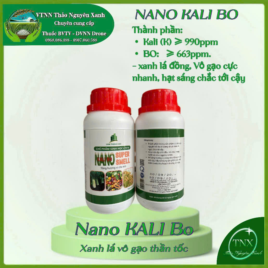 Chế Phẩm NANO KALI BO (Super Smel) Vô Gạo Nhanh No Tới Cậy