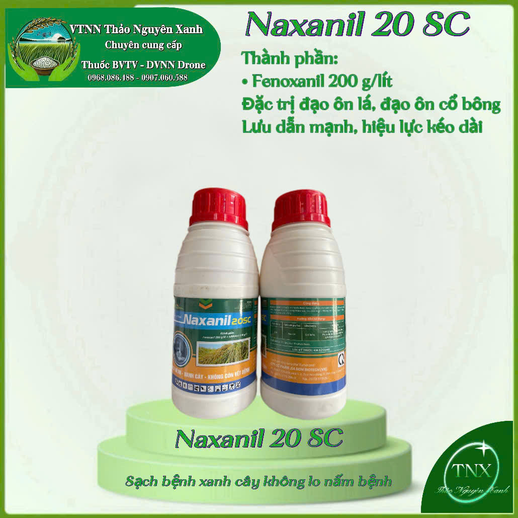 NAXANIL 20SC - Đặt Trị  bệnh Đạo Ôn