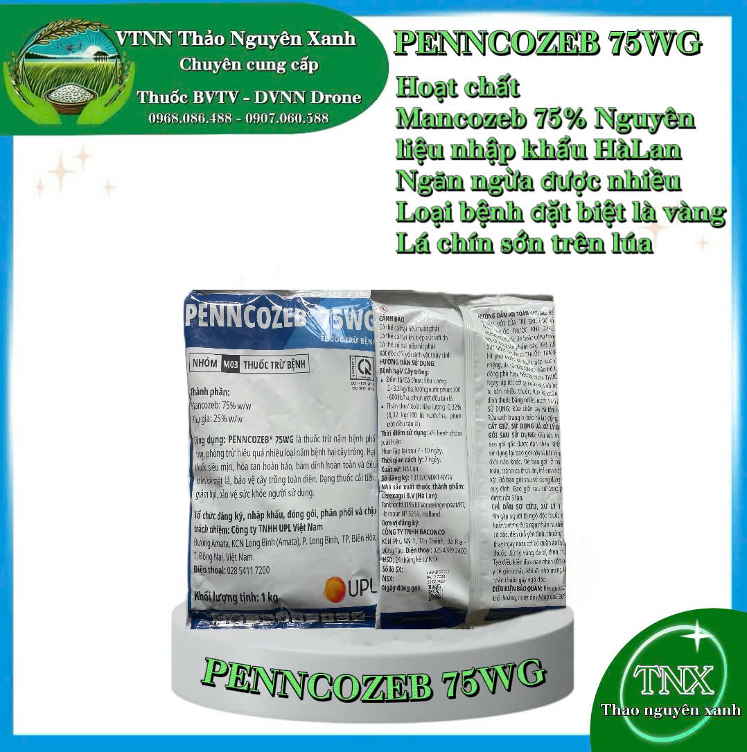 Penncozeb 75 WG - Thuốc Trừ Bệnh Phổ Rộng (nhập khẩu Hà Lan)