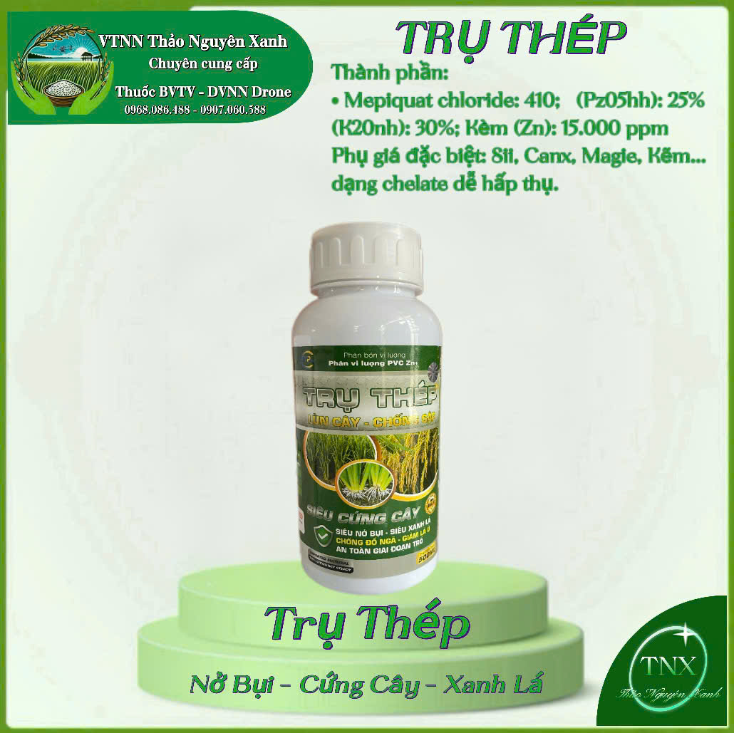 Trụ Thép: Cứng Cây - Đứng Lá - Nhiều Chồi - Chống Đỗ Ngã1